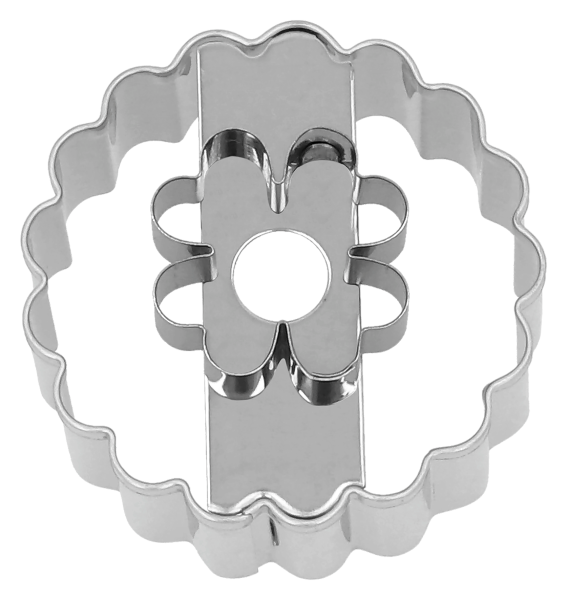 Linzer Cookie Cutter - Cloverleaf